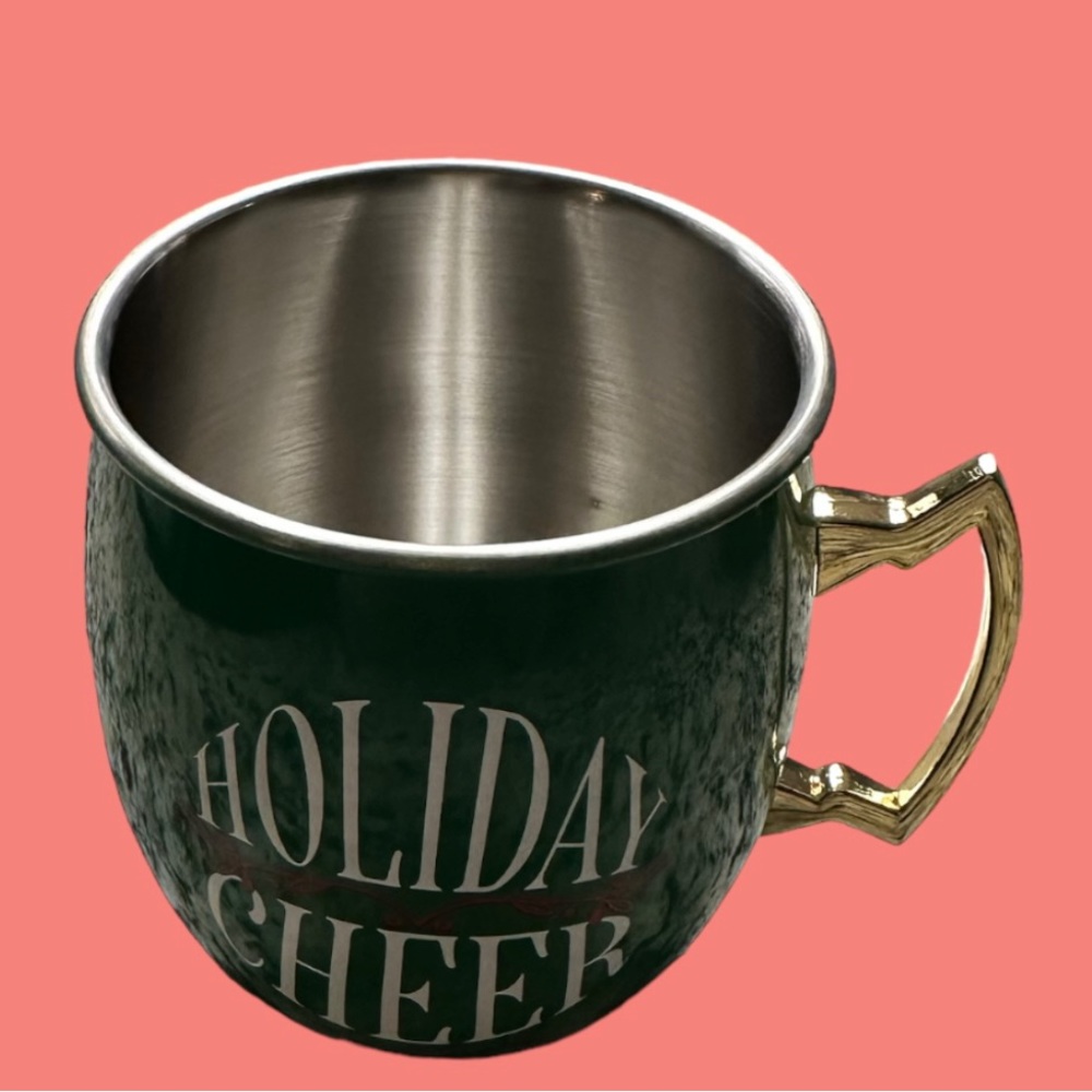 Holiday Stainless Steel Moscow Mule Mug